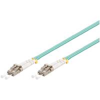 Shintaro Fibre Patch Cable Multimode LC to LC OM3 Aqua 0.5m