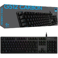 Logitech G512 Carbon RGB Mechanical Gaming Keyboard - GX RED Linear