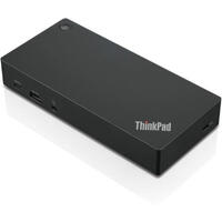 REFURB Lenovo ThinkPad USB-C Dock Gen 2 USB 3.1 (3), USB 2.0 (2), Combo Audio Jack (1), 60w,  DisplayPort (2), HDMI (1), Gigabit Ethernet (1) 12M MMT