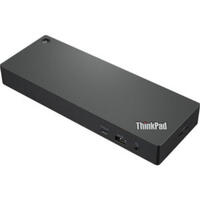 Lenovo ThinkPad Universal Thunderbolt 4 Dock Quad Display 1x HDMI 2.1, 2x DP 1.4, 1x ThunderBolt, 4x USB A, 1x USB C, 1x Gigabit Ethernet, 1x 3.5mm