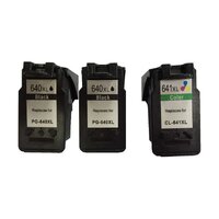 Remanufactured Value Pack 2 x PG640XL Black &amp; 1 x CL641XL Colour