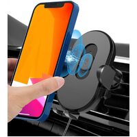 360 Wireless Car Charger Mount with Auto-Clamping (15w Fast Charging)