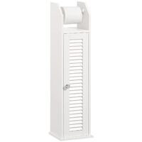 Wooden Bathroom Storage Cabinet, White