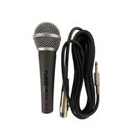 Wired Microphone 5m XLR 1/4" Jack Cable Soft Case M58