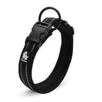 Heavy Duty Reflective Collar Black XL