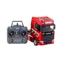 Scania Licensed Remote Control Trailer Head Truck with Lights, Sounds &amp; Steering Adjustment