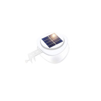 Solar Multipurpose Light (1-Piece, White) w/ Screw &amp; Mount, Energy-Saving