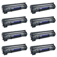 Compatible Premium 8 x 78A Black (CE278A) Toner Cartridge - for use in HP Printers