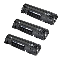 Compatible Premium  3 x 85A (CE285A) Toner Cartridge- for use in HP Printers