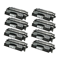 Compatible Premium 8 x 80X Hi Capacity Toner Cartridge (CF280X) - for use in HP Printers