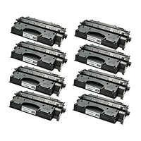 Compatible Premium 8 x 80X Hi Capacity Toner Cartridge (CF280X) - for use in HP Printers