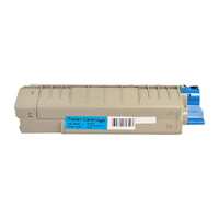 Compatible Premium Toner Cartridges C610C Cyan Remanufacturer Toner Kit 44315311 - for use in Oki Printers