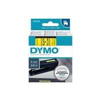 Dymo Blk on Yell 9mm x7m Tape - for use in Dymo Printer