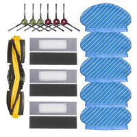 Filters Side Brushes Mop Cloths Accessories Kit For Ecovacs Deebot Ozmo 950 920