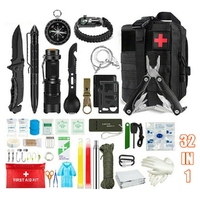 Tactical Emergency Survival Kit Outdoor Sports Hiking Camping SOS Tool Equipment