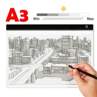 A3 LED Tracing Drawing Board Stencil Art Design Copy Pad Art Tattoo Box