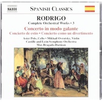 Rodrigo Orchestral Works - Darman/Castille &amp; Leon So Cd Album