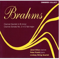 Brahms Clarinet Quintet - Hilton: Frankl: Lindsay Quartet Cd Album