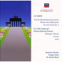 Bach: Brandenburg Conc - Britten, Benjamin Cd Album