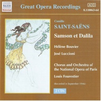 Saint Saens Samson And Delilah - Bouvier: Luccioni: Paris N O Cd Album