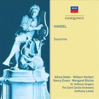 Handel: Sosarme - Lewis, Anthony Cd Album