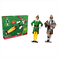 Elf  Buddy &amp; Collage Double Sided 600 Piece Puzzle