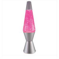 Silver/Pink Diamond Glitter Lamp