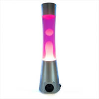 Silver/Pink/White Motion Lamp Bluetooth Speaker