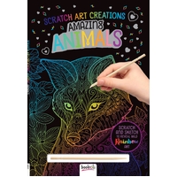 Scratch Art Creations: Amazing Animals