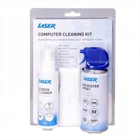 Laser 125ML Spray &amp; 150ML Air Duster Clean Range Kit