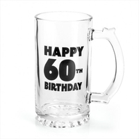 Happy 60th Birthday Beer Stein