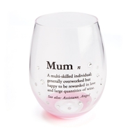 Mum Definition Stemless Glass