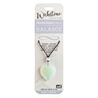 Wishstone Collection Moonstone Heart Pendant