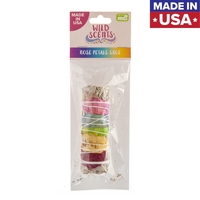 Wild Scents Rose Petals Sage &amp; Herbs Smudge Stick