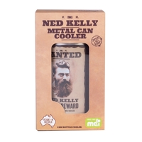 Ned Kelly Metal Can Cooler