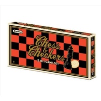2-In-1 Chess &amp; Checkers Set