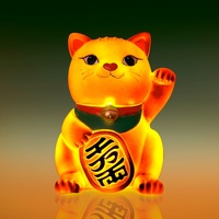 Table Lamp Lucky Kitty Gold