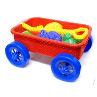 Red Wagon Beach Set