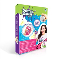 Doctor Squish 10-Pack Refill (Squishies &amp; Clips)