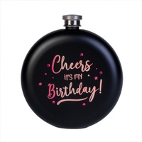 Round Flask Rose Gold 21