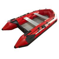 3m Inflatable Dinghy Boat Tender Pontoon Rescue- Red