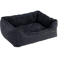 FEANDREA 90cm Dog Sofa Bed with Removable Washable Cover Dark Grey