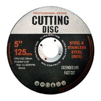 RYNOMATE 50 Pcs Cutting Wheel Discs 125mm (Black)