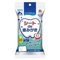 [6-PACK] Earth Japan Pet Wipe Toothpaste Milk Flavor 35pcs