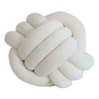 Cushion-Velvet Knot-Cream-30cm x 30cm