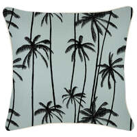 Cushion Cover-With Piping-Tall Palms Seafoam-45cm x 45cm
