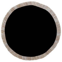 Round Placemat-Solid-Black-40cm