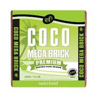5Kg Coco Mega Brick Premium Coir Peat Organic Plant Growth Medium 55L Nutrifield