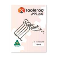 10 Pack 76mm (3&quot;) Brick Wall Hooks - Clips Hangers For Pictures Plants