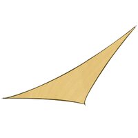 Wallaroo Triangle Shade Sail 5m x 5m x 5m - Sand